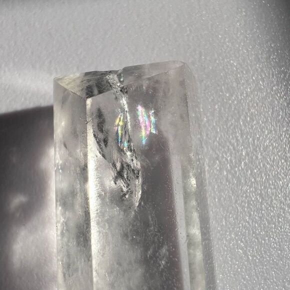 Clear Quartz Crystal Obelisk Meditation Tower (#10) - Picture 7 of 11